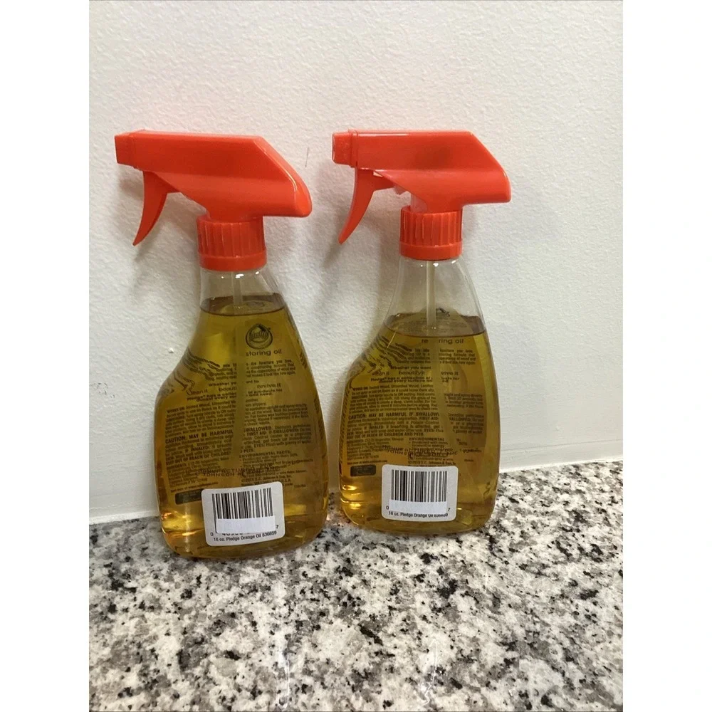 Furniture Spray Cleaner Restore Shine Orange Oil Polish Indoor Home Use 16oz US